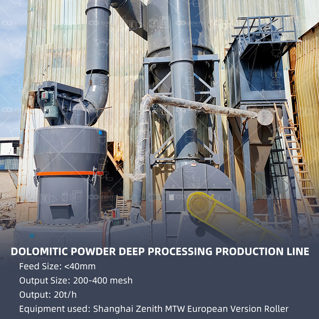 Complete mineral processing plant with grinding mills and classification systems